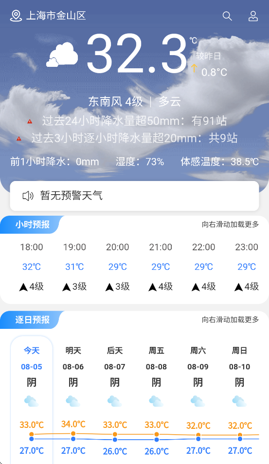 晋享天气APP:提升决策效率的移动端气象服务