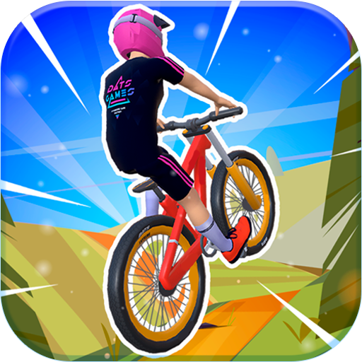 下载体验逼真自行车竞速游戏：跳跃骑行