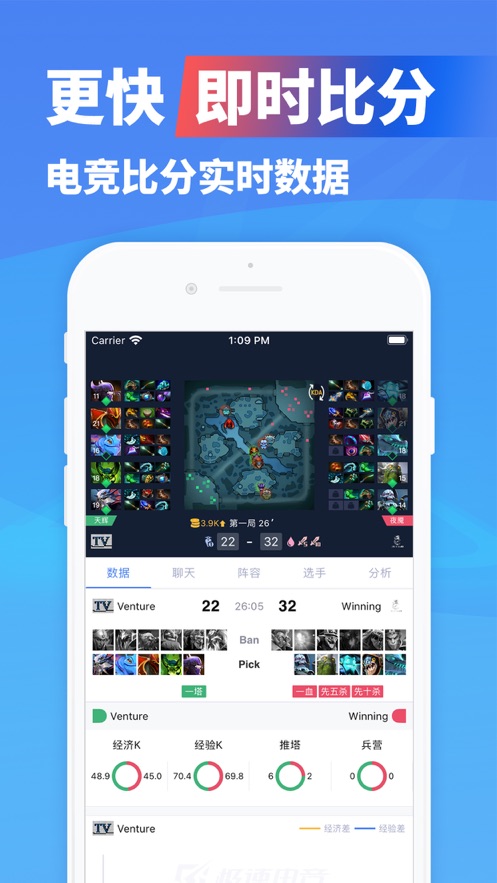 极速电竞app:下载体验专业电子竞技数据工具