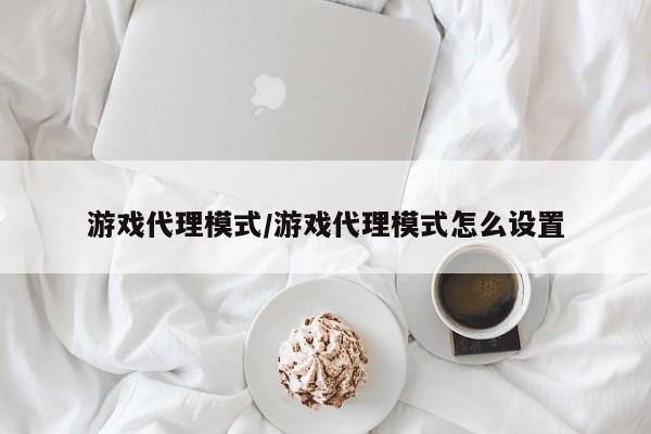 游戏代理模式/游戏代理模式怎么设置